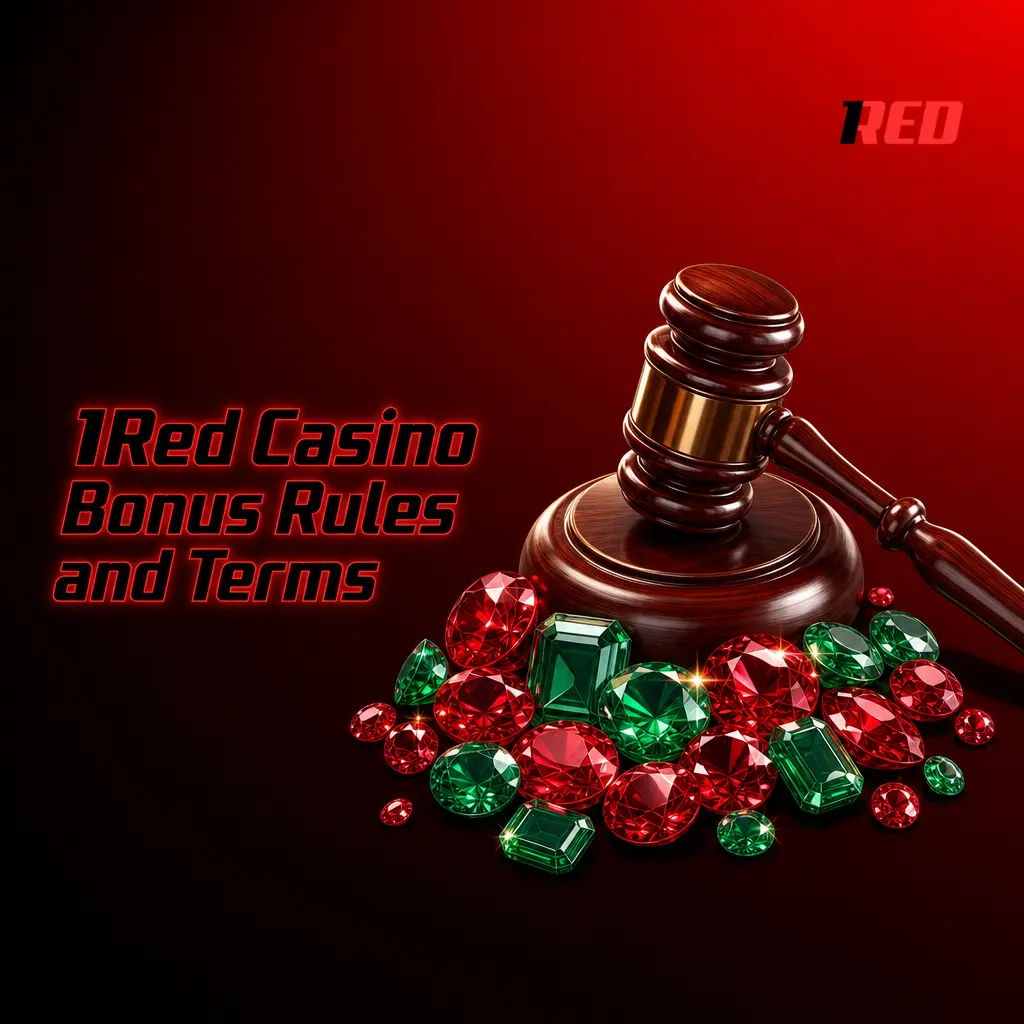 1Red Casino bonus terms and conditions including wagering requirements, free spins rules, and eligibility criteria for AU players