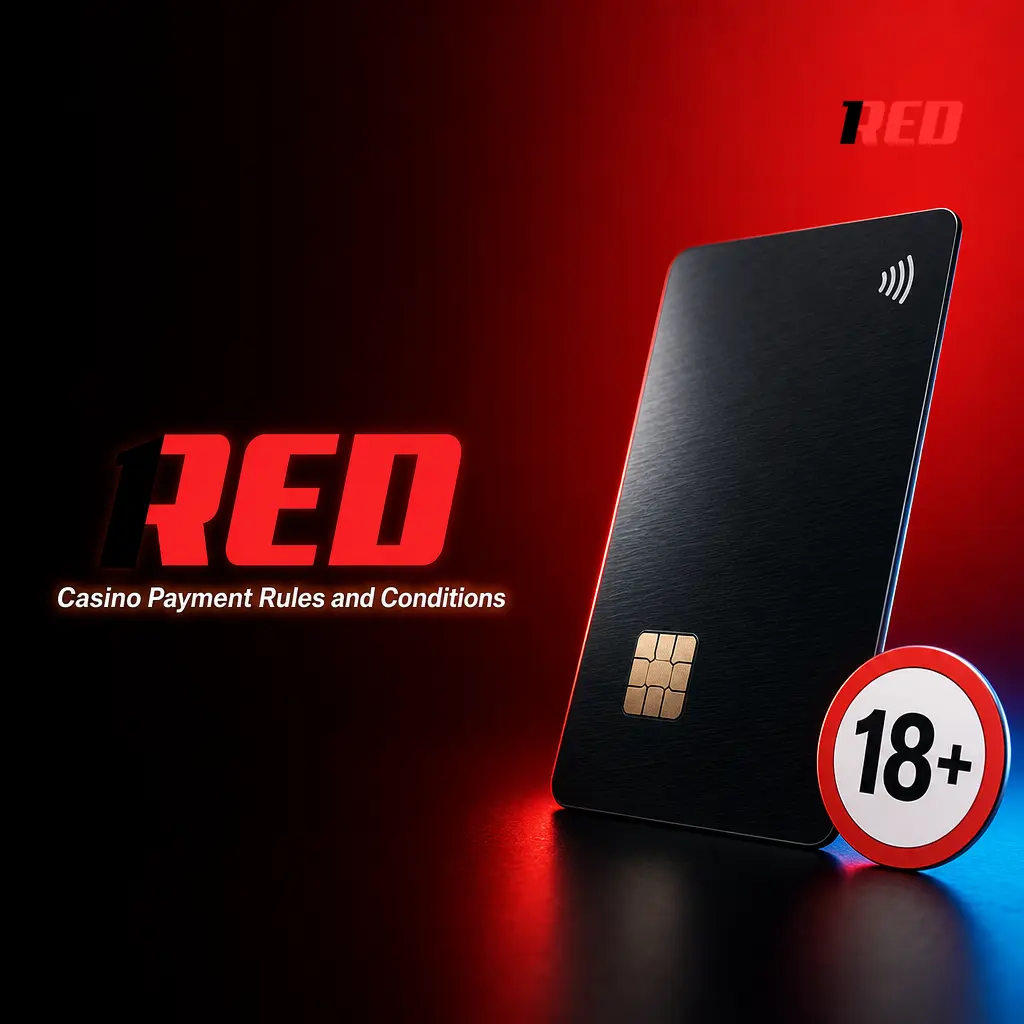 1Red Casino payment rules covering KYC, withdrawal methods, bonus wagering, currency, and transaction limits