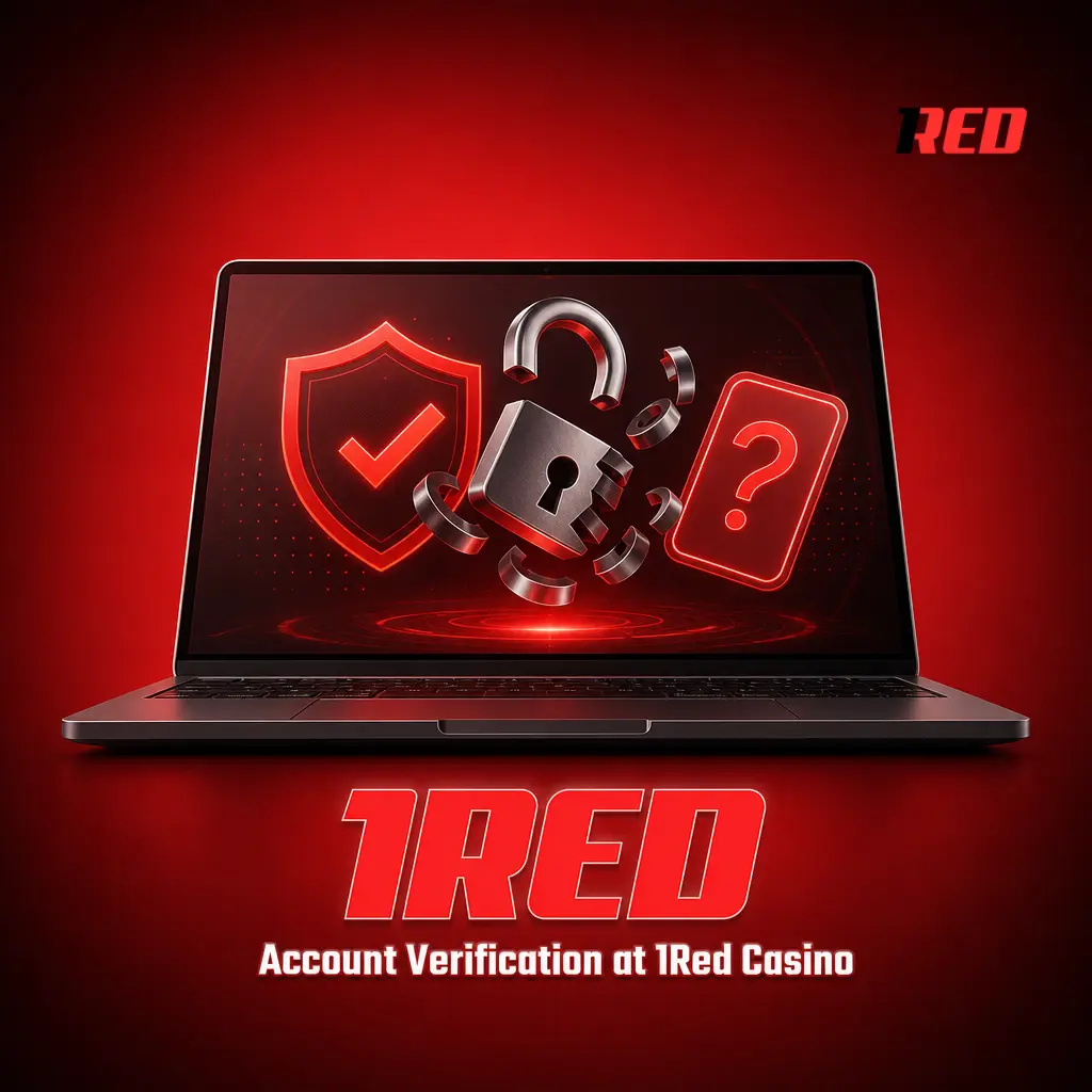 1Red Casino account verification process showing KYC document submission steps for Australian players