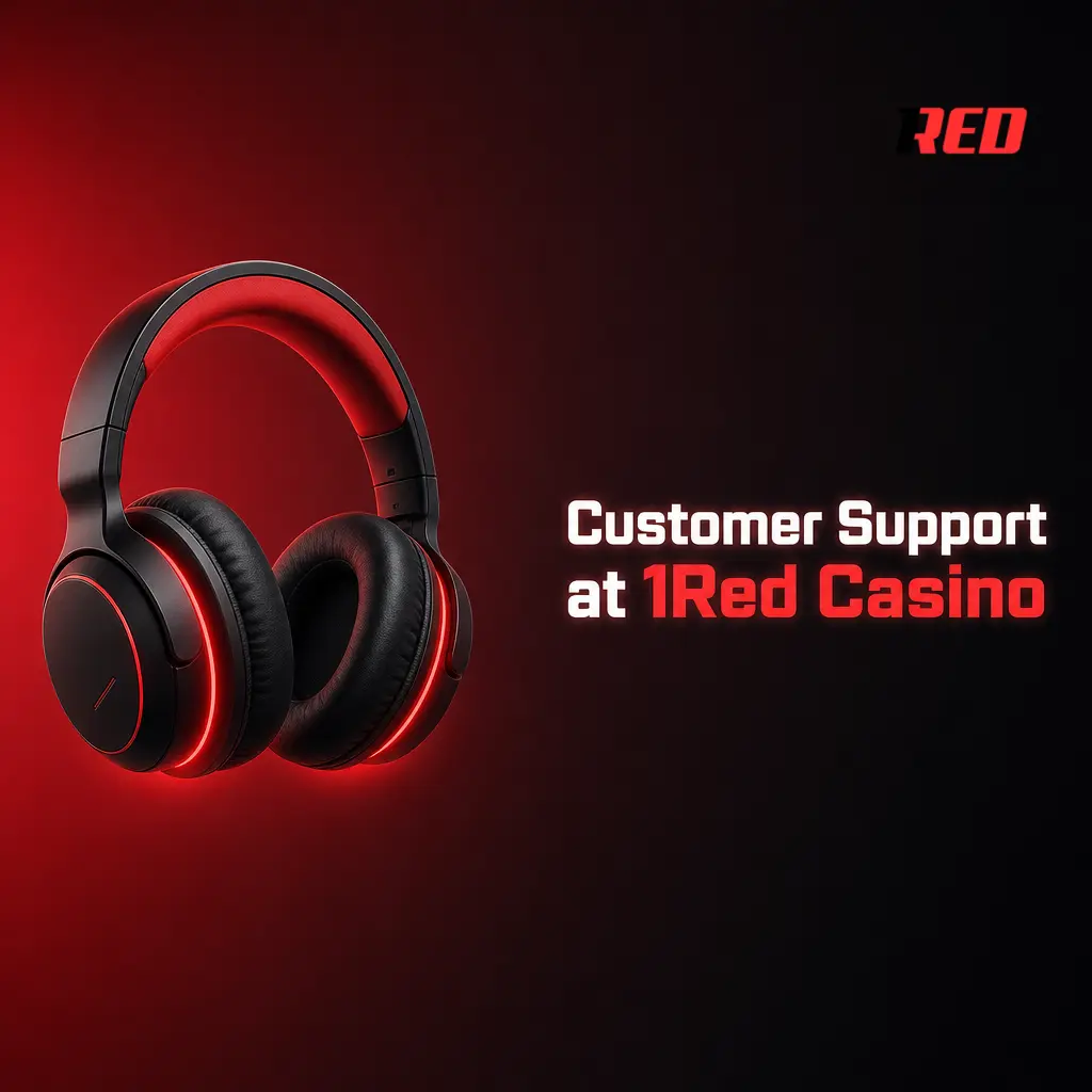 1Red Casino 24/7 customer support options for Australian players including live chat, email, and FAQ help centre